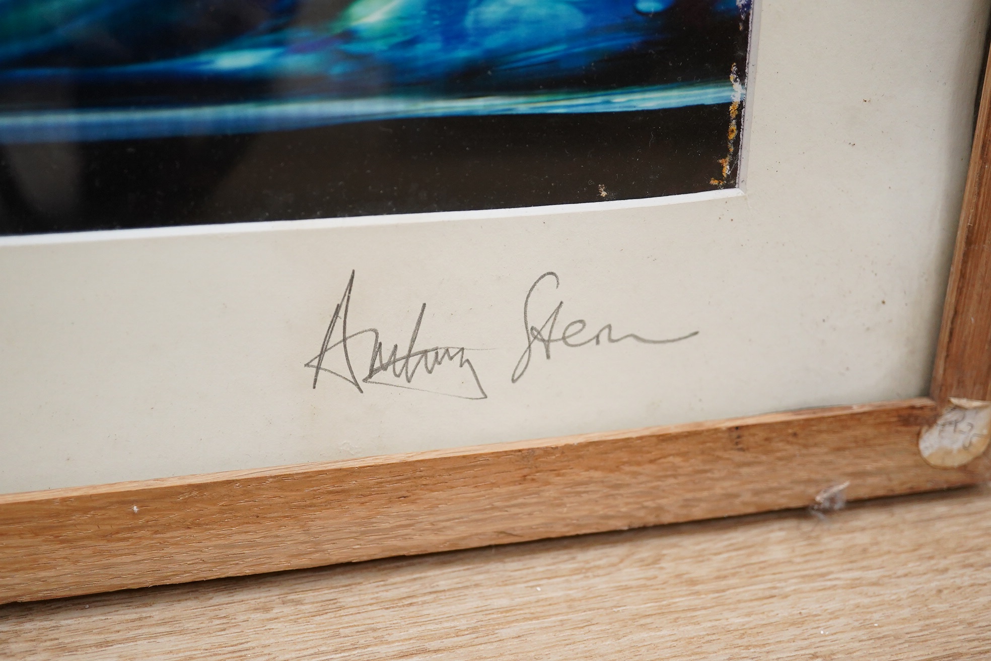 Anthony Stern, photographic colour print, ‘Wave’, signed in pencil to the mount, 22 x 59cm. Condition - good